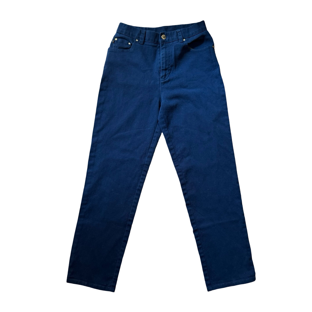 Vintage Lauren Jeans Co Ralph Lauren Petite 4P Blue Straight Leg Jeans Women EUC